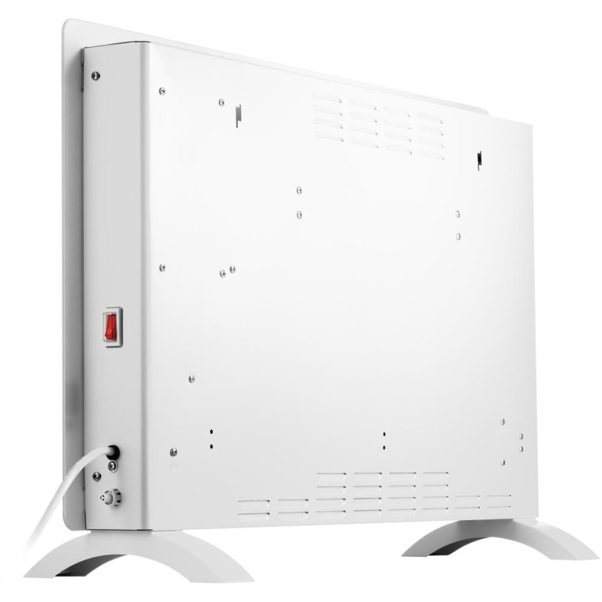 Sencor - Termoconvettore elettrico smart 2000W/230V IP24 Wi-Fi bianco + telecomando