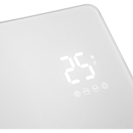 Sencor - Termoconvettore elettrico smart 1200/2400W/230V IP24 Wi-Fi bianco