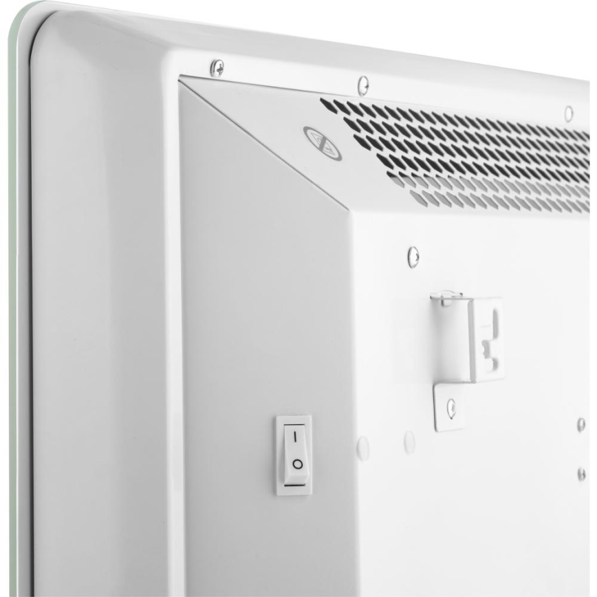 Sencor - Termoconvettore elettrico smart 1200/2400W/230V IP24 Wi-Fi bianco