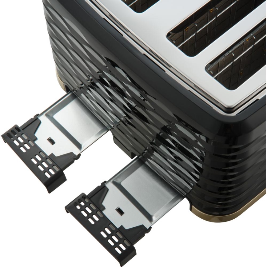 Sencor - Tostapane a 4 fette 1600 W/230 V nero/beige