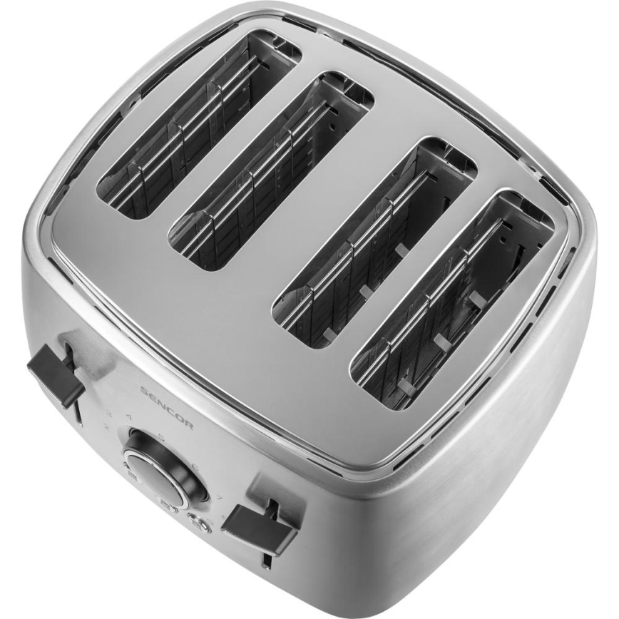Sencor - Tostapane a 4 fette 1600W/230V finitura cromata opaca