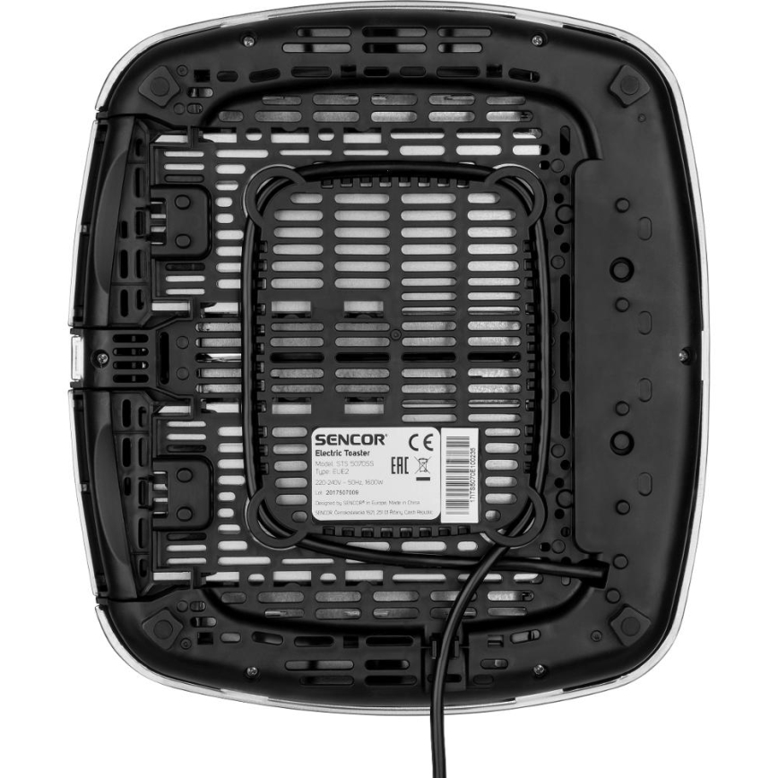 Sencor - Tostapane a 4 fette 1600W/230V finitura cromata opaca