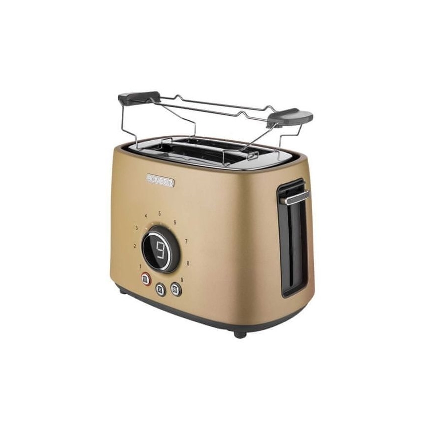 Sencor - Tostapane a due fessure con griglia 1000W/230V beige
