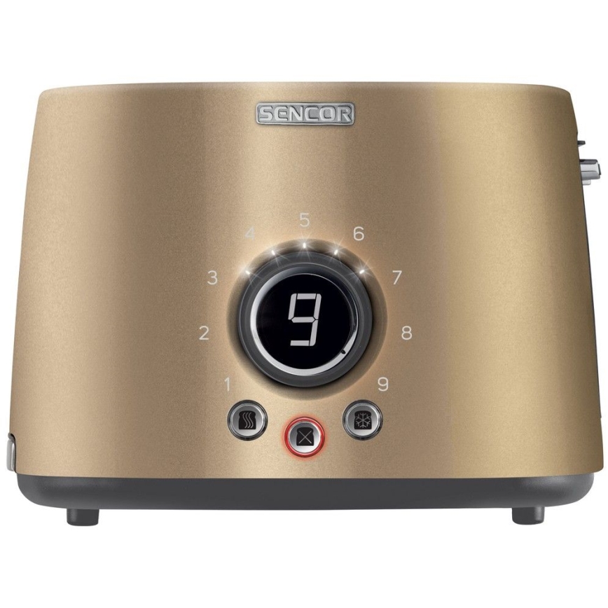 Sencor - Tostapane a due fessure con griglia 1000W/230V beige