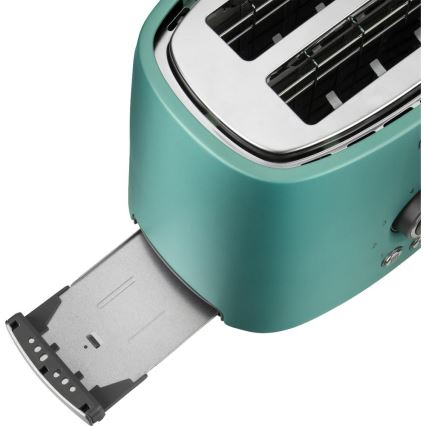 Sencor - Tostapane a due fessure con griglia riscaldante 1000W/230V verde menta