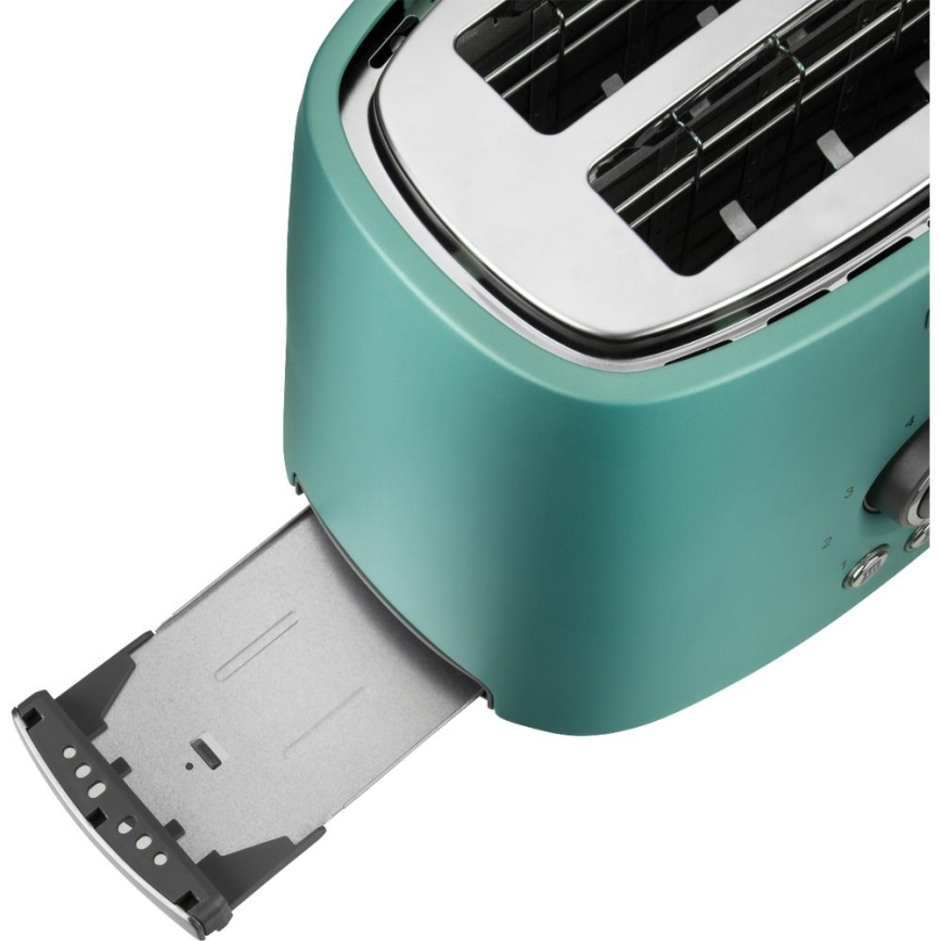 Sencor - Tostapane a due fessure con griglia riscaldante 1000W/230V verde menta