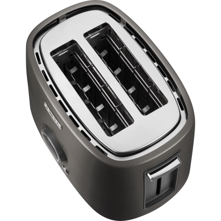 Sencor - Tostapane a due fette con griglia riscaldante, 1000 W/230 V, antracite