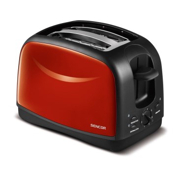 Sencor - Tostapane due fori 850W/230V rosso