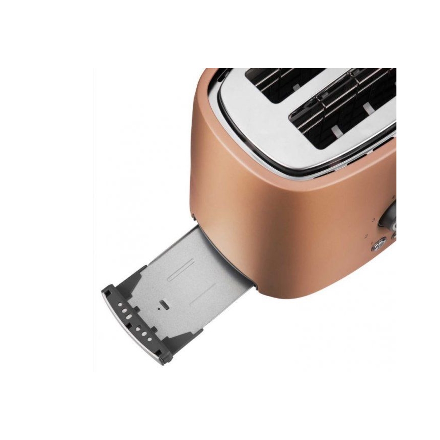 Sencor - Tostapane per 2 fette con funzione grill 1000W/230V ramato