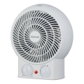 Sencor - Ventilatore con elemento riscaldante 1200/2000W/230V bianco