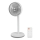 Sencor - Ventilatore con supporto 3D UltraSilent 26W/230V bianco + telecomando