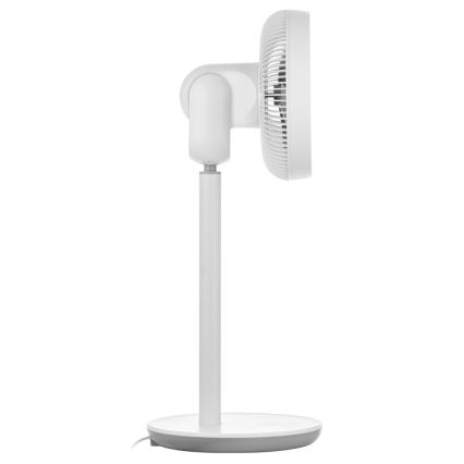 Sencor - Ventilatore con supporto 3D UltraSilent 26W/230V bianco + telecomando