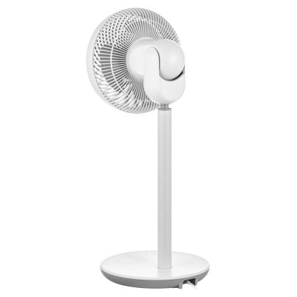 Sencor - Ventilatore con supporto 3D UltraSilent 26W/230V bianco + telecomando