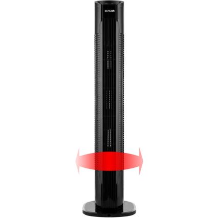 Sencor - Ventilatore con supporto 50W/230V nero