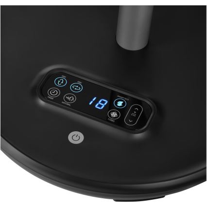 Sencor - Ventilatore a piantana 3D UltraSilent 26W/230V Wi-Fi nero + telecomando