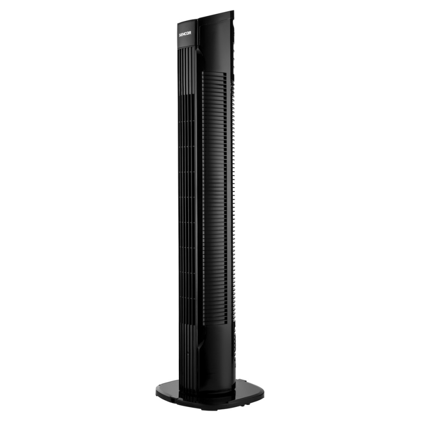 Sencor - Ventilatore da pavimento 50W/230V nero + telecomando