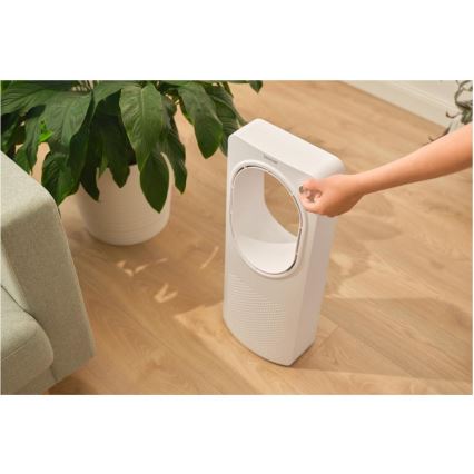 Sencor - Ventilatore da pavimento senza pale 50W/230V bianco
