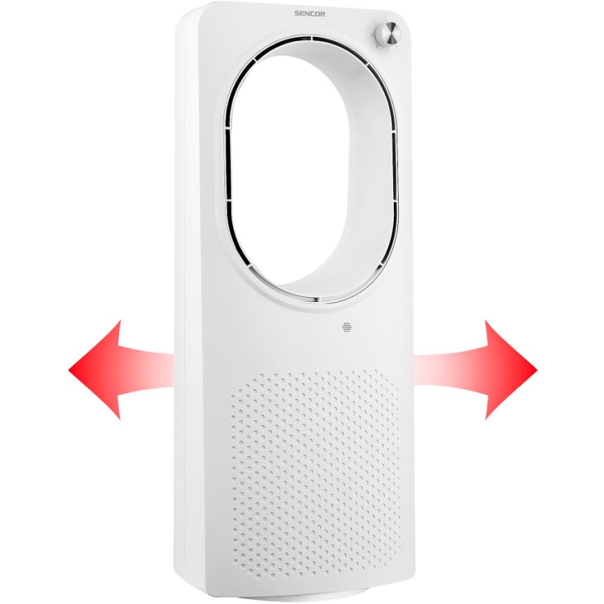 Sencor - Ventilatore da pavimento senza pale 50W/230V bianco