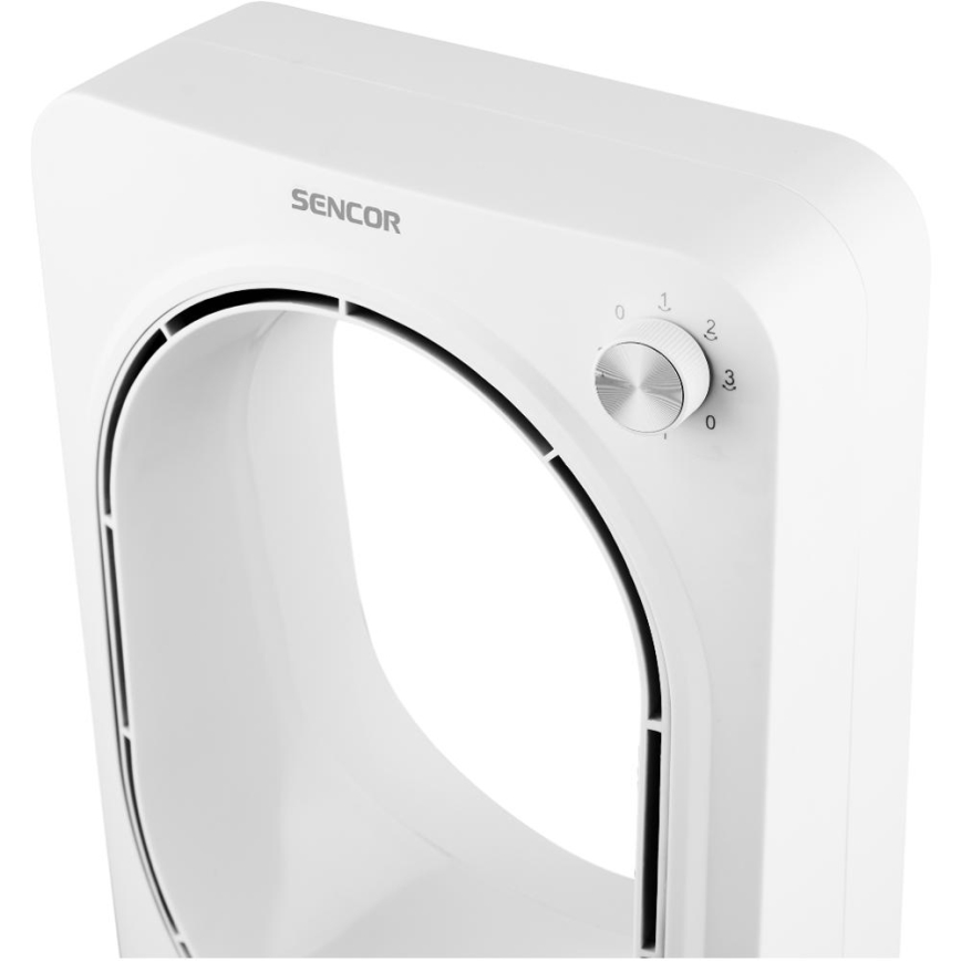 Sencor - Ventilatore da pavimento senza pale 50W/230V bianco