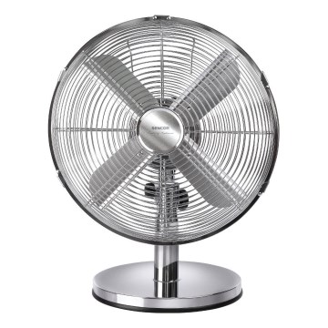 Sencor - Ventilatore da tavolo 35W/230V, finitura cromata lucida