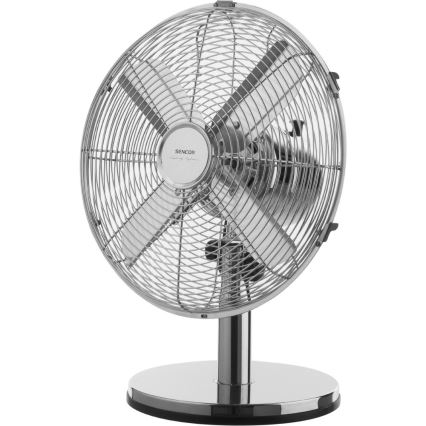 Sencor - Ventilatore da tavolo 35W/230V, finitura cromata lucida