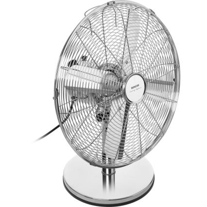 Sencor - Ventilatore da tavolo 50W/230V cromato lucido