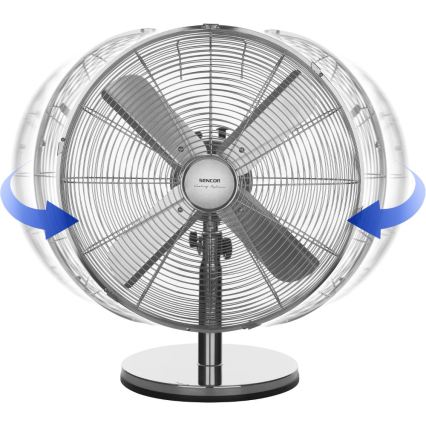 Sencor - Ventilatore da tavolo 50W/230V cromato lucido