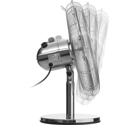 Sencor - Ventilatore da tavolo 50W/230V cromato lucido