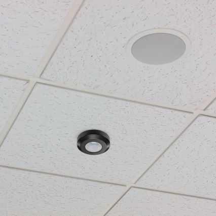 Sensore di movimento a infrarossi 360° 200W/230V nero