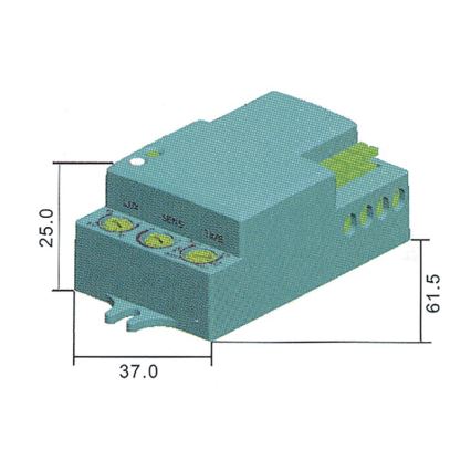 Sensore di movimento a microonde MW B 360° 1200W/230V bianco