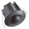 Sensore di movimento da incasso PIR 360° 500W/230V nero