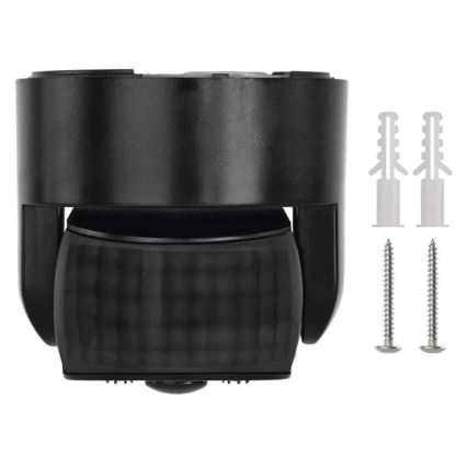 Sensore di movimento e crepuscolare per esterni PIR 1200W/230V IP65, nero