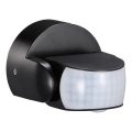 Sensore di movimento esterno a infrarossi 180/360° 600W/230V IP65 nero