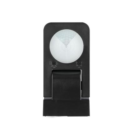 Sensore di movimento esterno a infrarossi 360° 1000W/230V IP65 nero