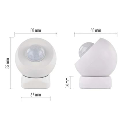 Sensore di movimento GOSMART 1xCR123A