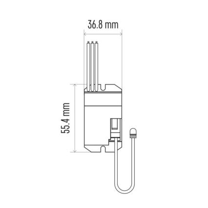 Sensore di movimento infra PIR B 800W/230V