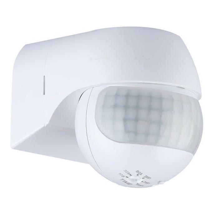 Sensore di movimento PIR 180° 800W/230V IP44 bianco