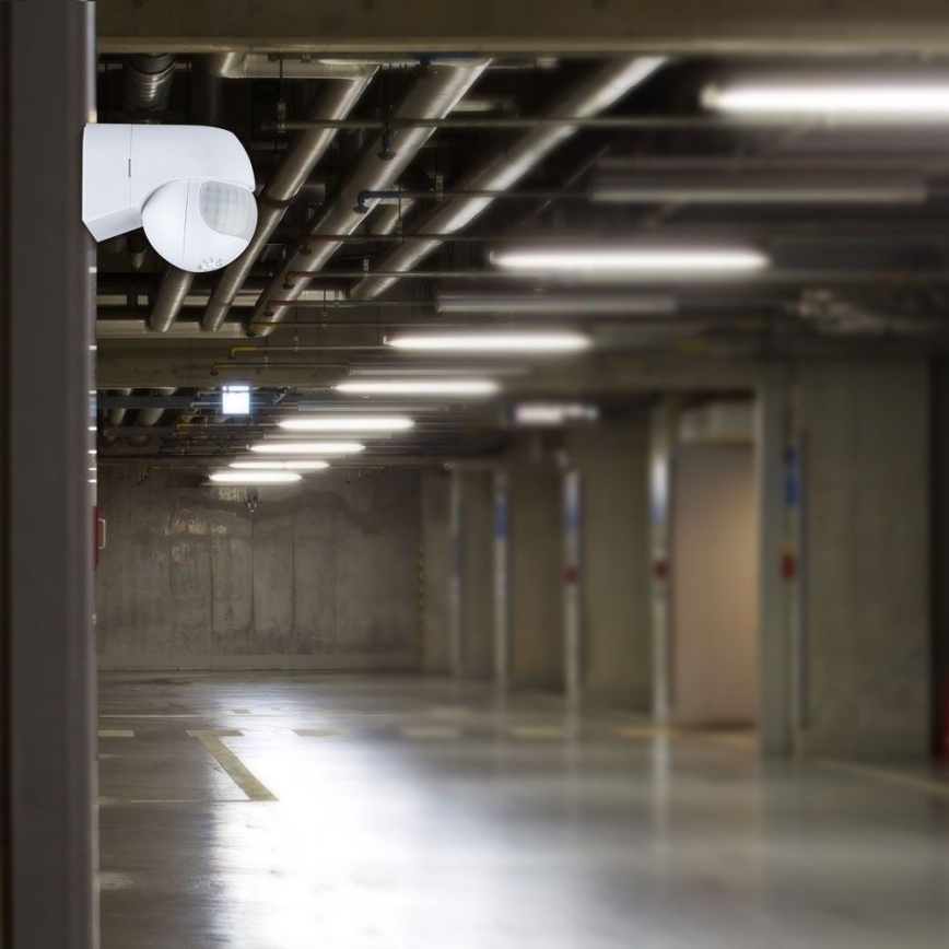 Sensore di movimento PIR 180° 800W/230V IP44 bianco