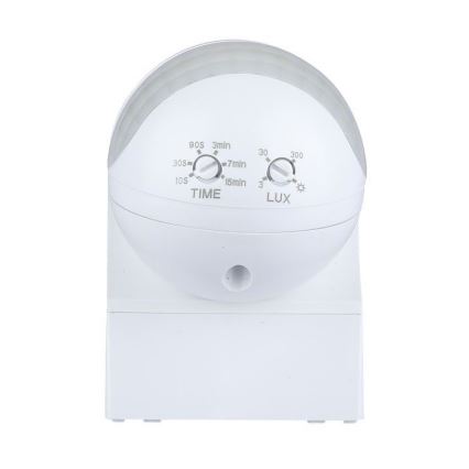 Sensore di movimento PIR 180° 800W/230V IP44 bianco