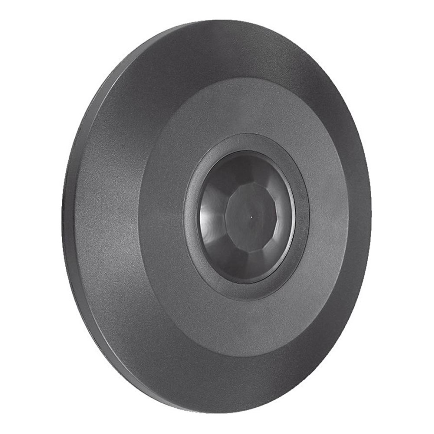 Sensore di movimento soffitto PIR 360° 1000W/230V nero