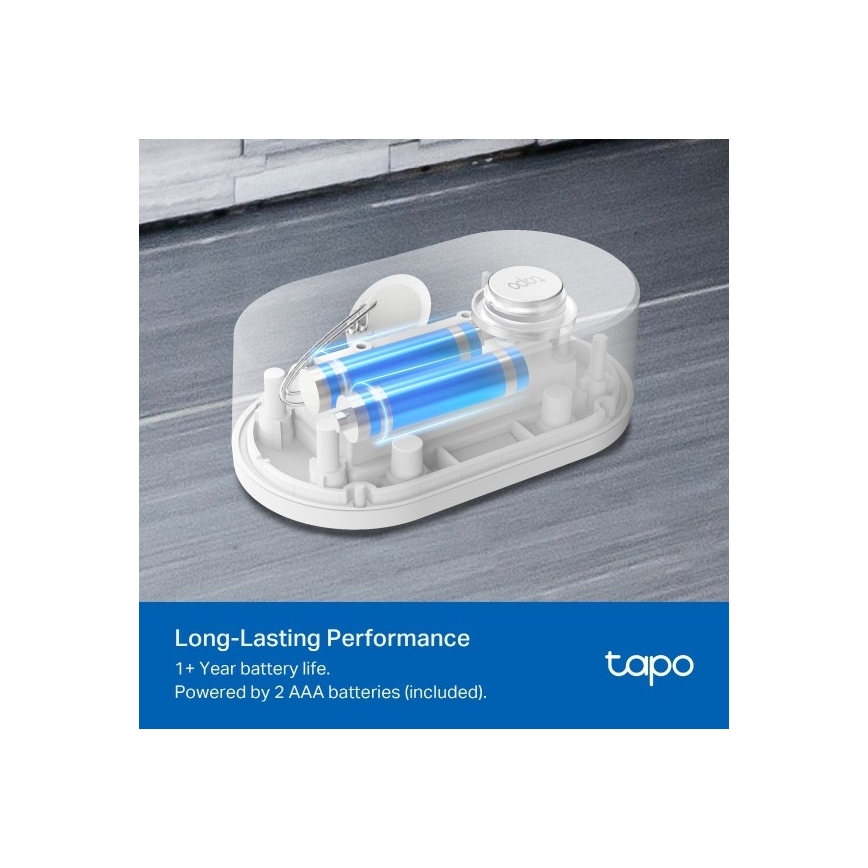 Sensore intelligente per perdite d'acqua, alimentato da 2 batterie AAA