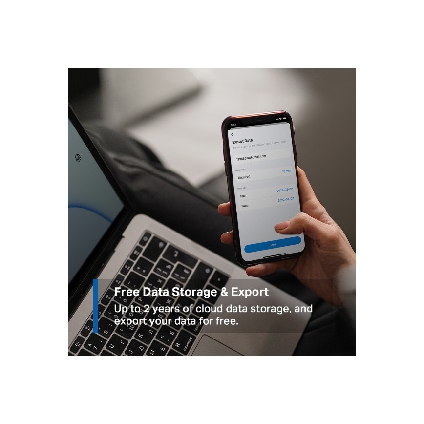 Sensore intelligente per temperatura e umidità 1xCR2450