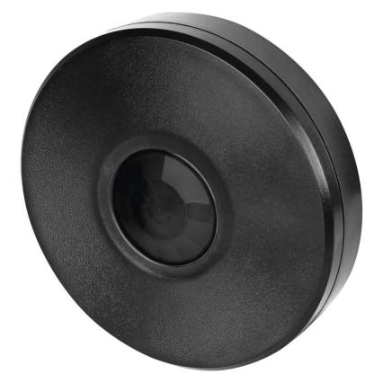 Sensore PIR da esterno con rilevatore di movimento e crepuscolare, 2000W/230V, IP65, nero