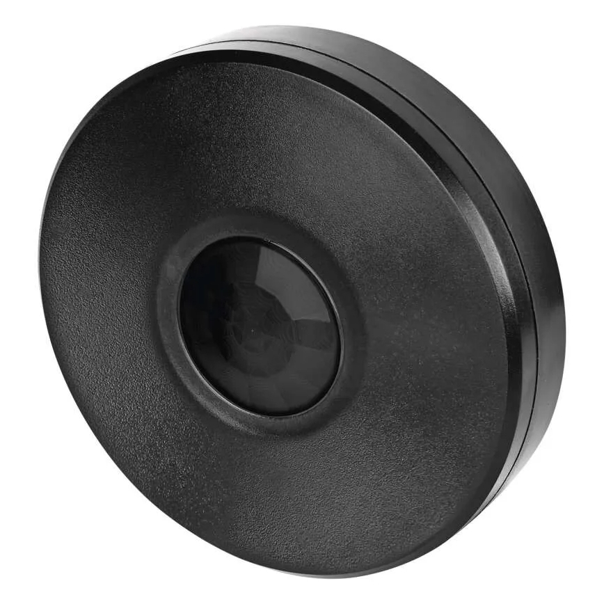 Sensore PIR da esterno con rilevatore di movimento e crepuscolare, 2000W/230V, IP65, nero