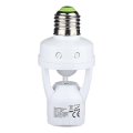 Sensore PIR per lampadina E27 bianco