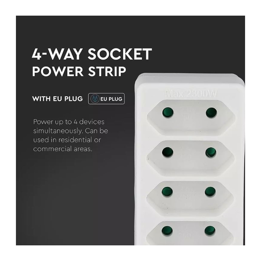 Separatore di prese 4x2,5A/230V