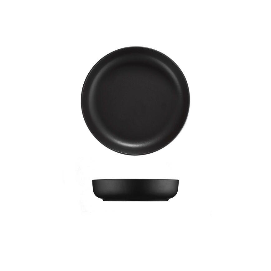 Servizio da tavola 16 pezzi nero/porcellana