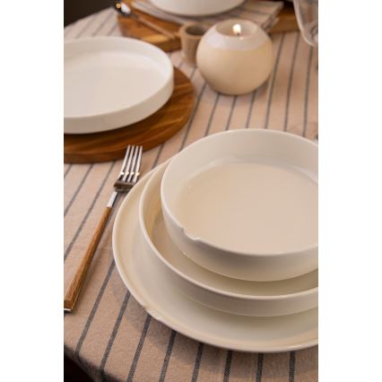 Servizio da tavola 18 pezzi bianco/porcellana