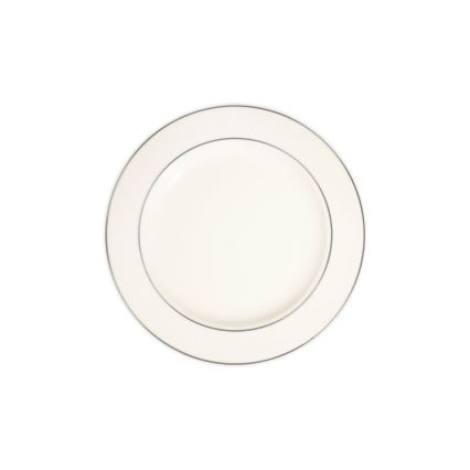 Servizio da tavola 18 pezzi crema/argento/porcellana