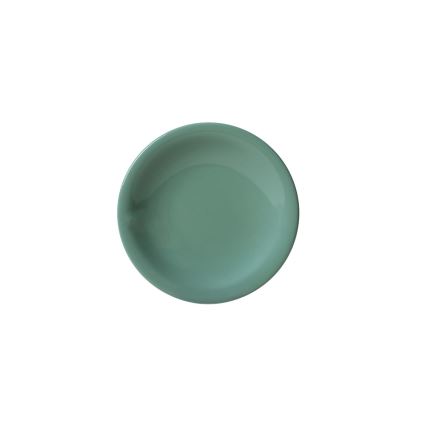 Servizio da tavola 18 pezzi, verde/bianco, in ceramica